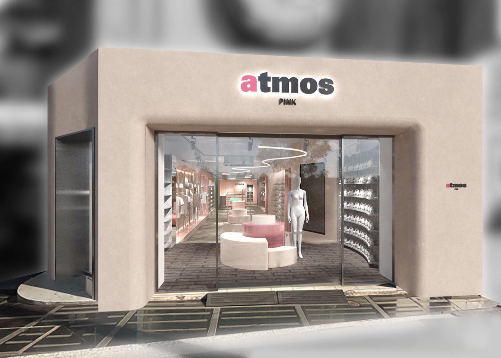 atmos pink Harajuku